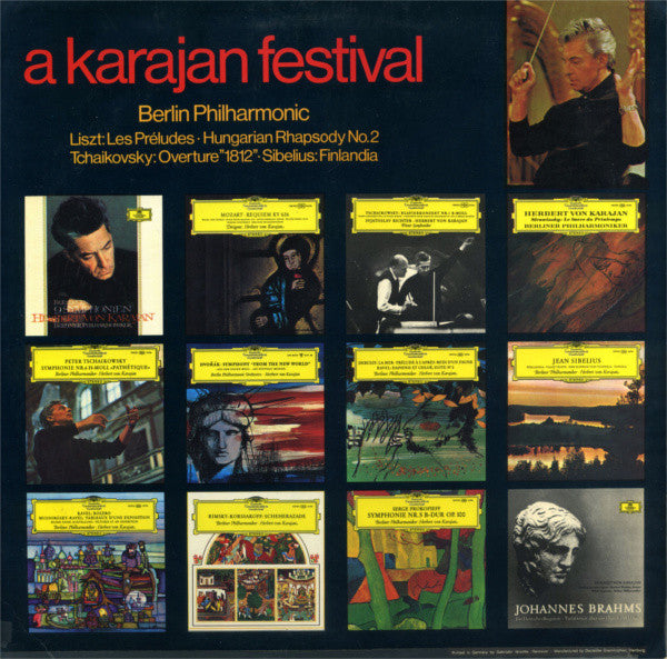 Franz Liszt / Pyotr Ilyich Tchaikovsky - Berliner Philharmoniker : A Karajan Festival (LP, Comp)