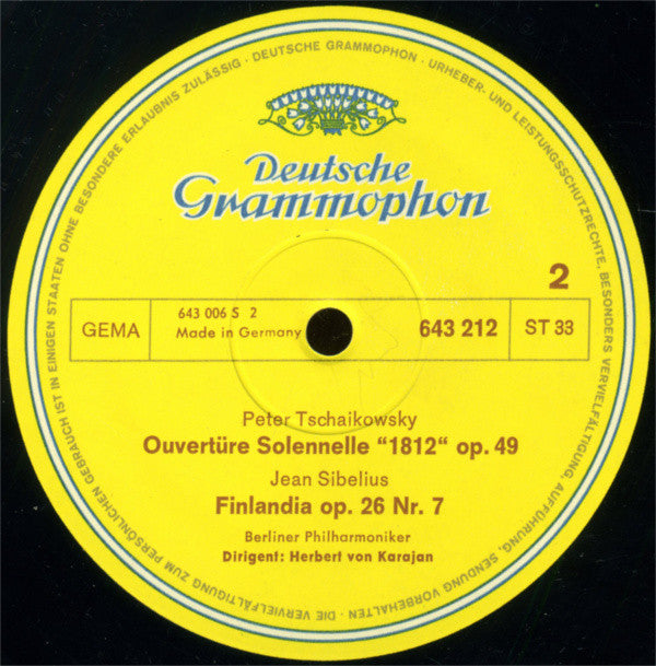 Franz Liszt / Pyotr Ilyich Tchaikovsky - Berliner Philharmoniker : A Karajan Festival (LP, Comp)