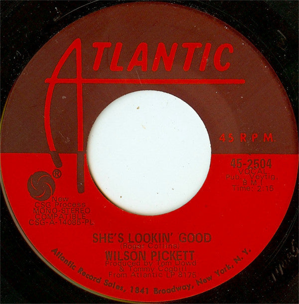 Wilson Pickett : She's Lookin' Good (7", Pla)