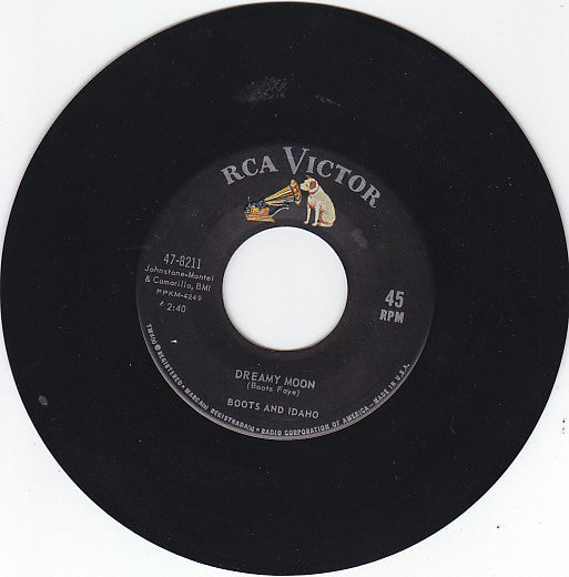 Boots Faye / Boots And Idaho : Tip Toes / Dreamy Moon (7", Single)