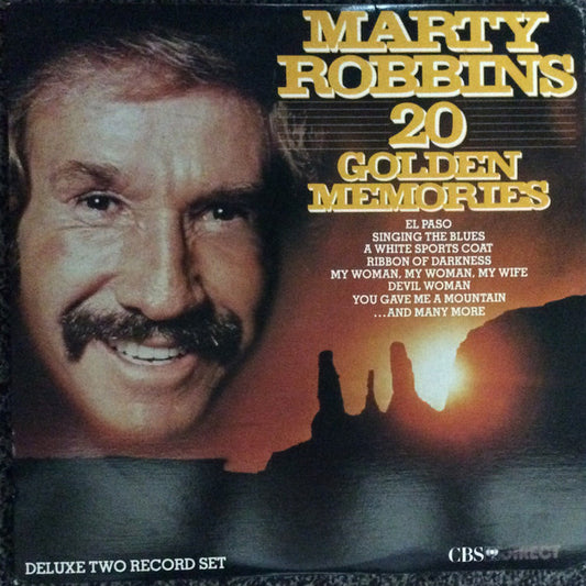 Marty Robbins : 20 Golden Memories (2xLP, Comp)