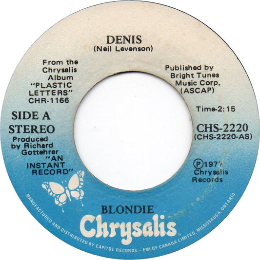Blondie : Denis (7", Single)
