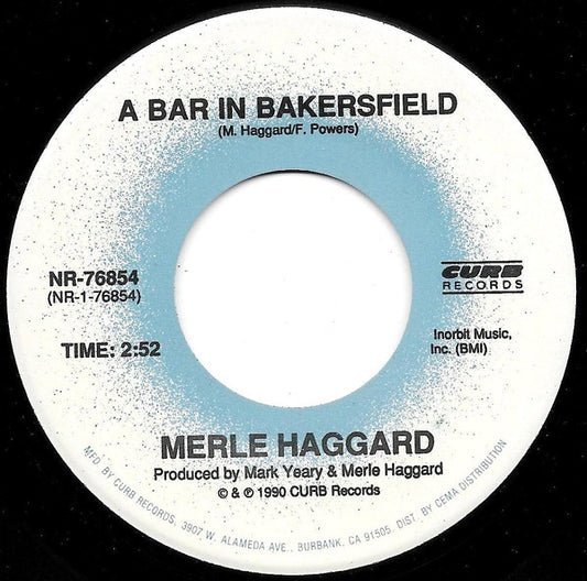 Merle Haggard : A Bar In Bakersfield / Lucky Old Colorado (7", Single)