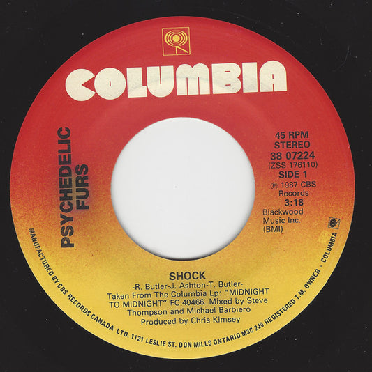 The Psychedelic Furs : Shock (7", Single)