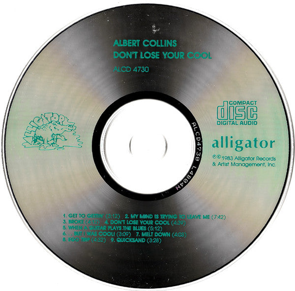 Albert Collins And The Ice Breakers* : Don't Lose Your Cool (CD, Album, RE)
