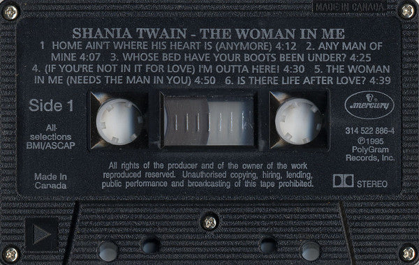 Shania Twain : The Woman In Me (Cass, Album, Dol)