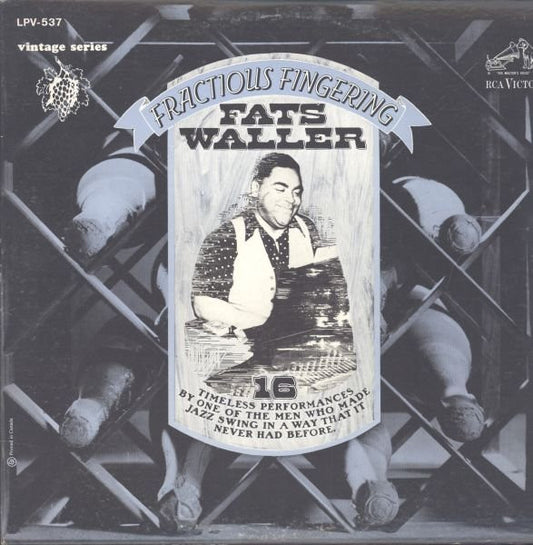 Fats Waller : Fractious Fingering (LP, Comp, Mono)