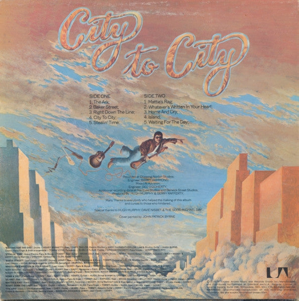 Gerry Rafferty : City To City (LP, Album)