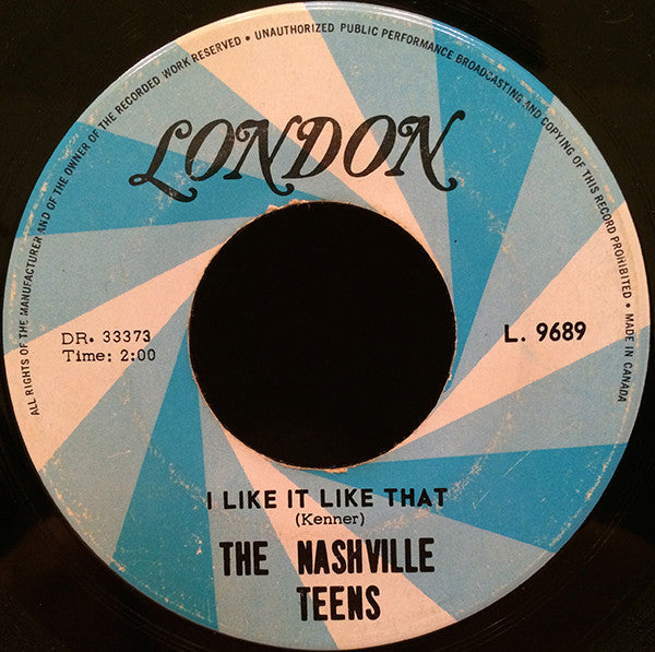The Nashville Teens : Tobacco Road (7", RE)