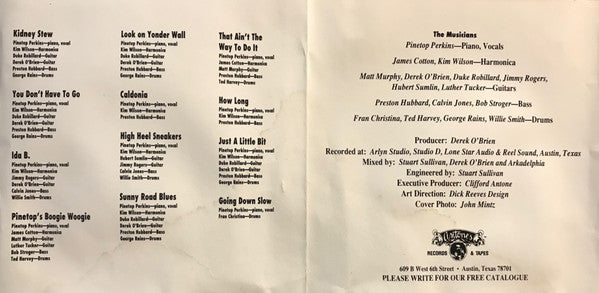 Pinetop Perkins : Pinetop's Boogie Woogie (CD, Album)