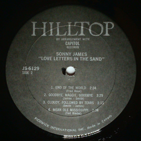 Sonny James : Love Letters In The Sand (LP, Comp)
