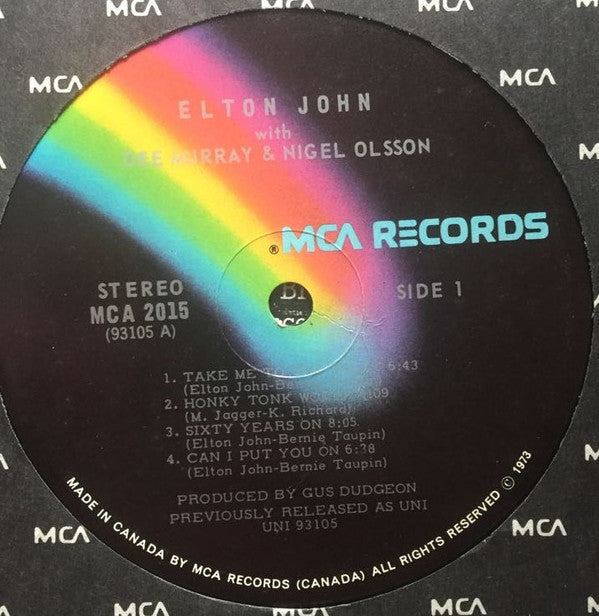 Elton John With Dee Murray And Nigel Olsson : 11-17-70 (LP, Album, RE)