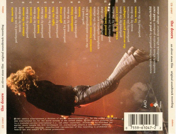 The Doors : The Doors (Original Soundtrack Recording) (CD, Comp, RP)