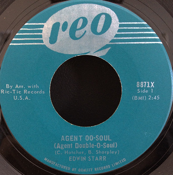 Edwin Starr : Agent 00-Soul (Agent Double-O-Soul) (7")