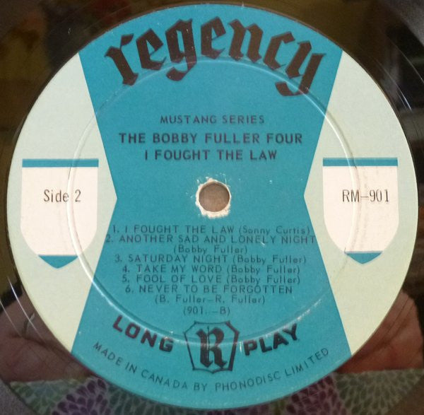 The Bobby Fuller Four : I Fought The Law (LP, Album, Mono)