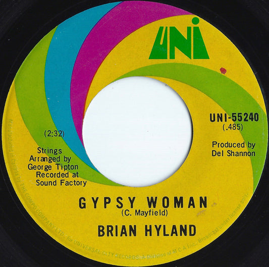 Brian Hyland : Gypsy Woman (7", Single)