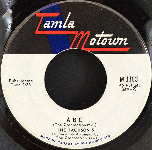 The Jackson 5 : ABC  (7", Single)