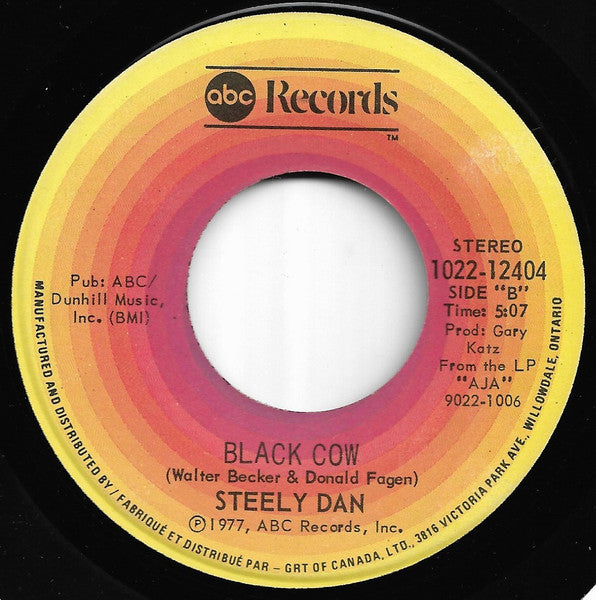 Steely Dan : Josie (7", Single)