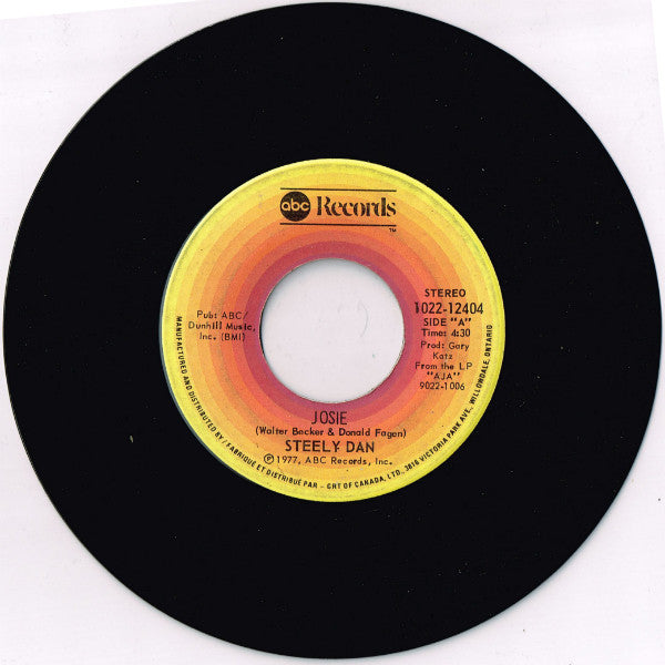 Steely Dan : Josie (7", Single)