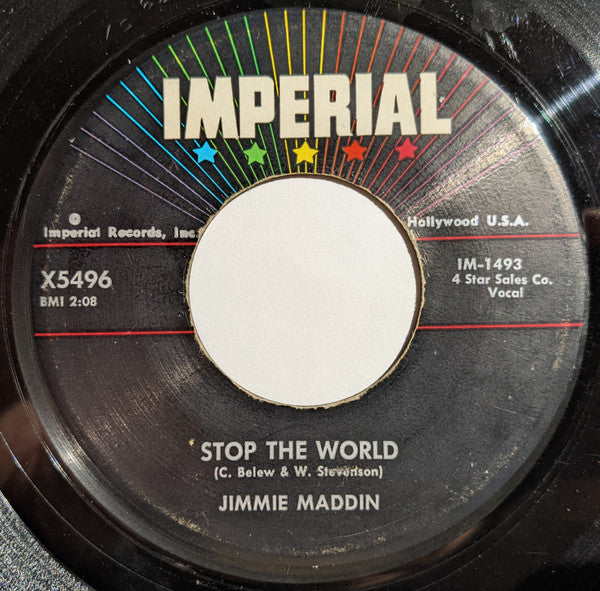 Jimmie Maddin : Shirley Purley (7")