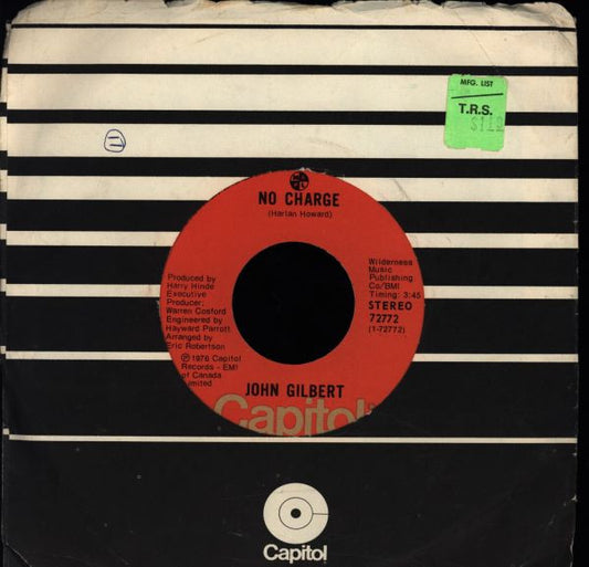 John Gilbert (7) : No Charge (7", Single)