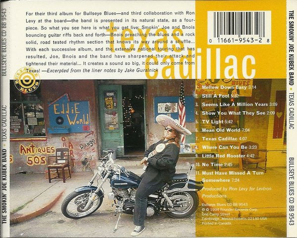 The Smokin' Joe Kubek Band Featuring Bnois King : Texas Cadillac (CD)