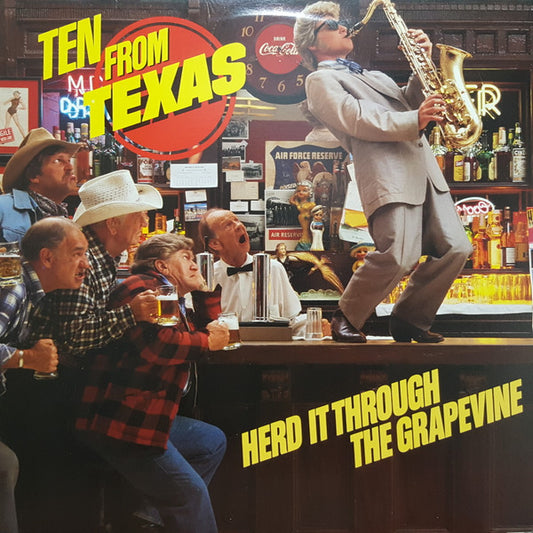 Various : Ten From Texas: Herd It Through The Grapevine (LP, Comp)