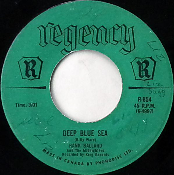 Hank Ballard And The Midnighters* : Let's Go Again (7", Single)
