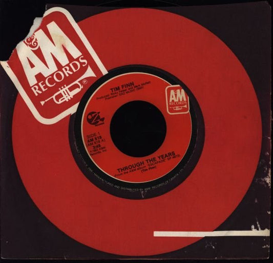 Tim Finn : Through The Years (7", Single)