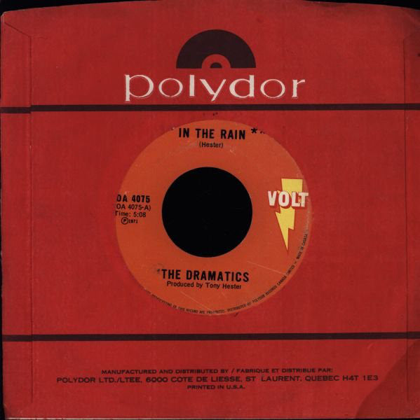 Dramatics* : In The Rain / (Gimme Some) Good Soul Music (7", Single)