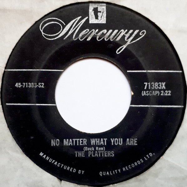 The Platters : Smoke Gets In Your Eyes (7", Single)