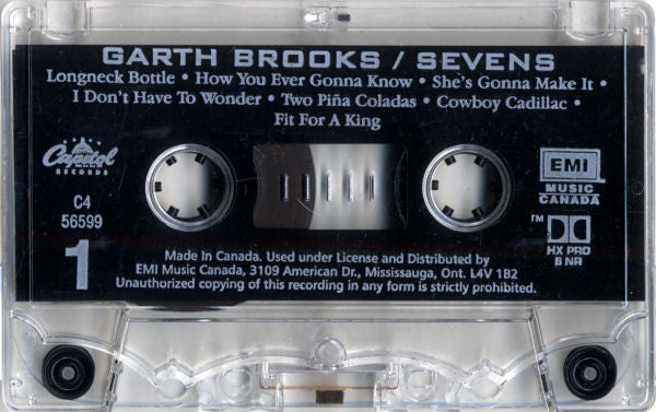Garth Brooks : Sevens (Cass, Album)