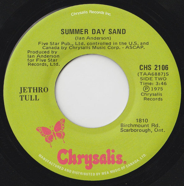 Jethro Tull : Minstrel In The Gallery (7", Single)