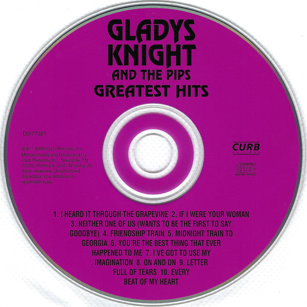 Gladys Knight And The Pips : Greatest Hits (CD, Comp)