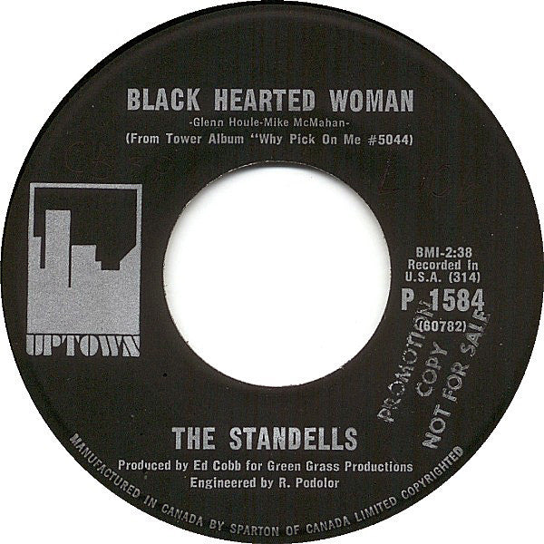 The Standells : Riot On Sunset Strip / Black Hearted Woman (7")
