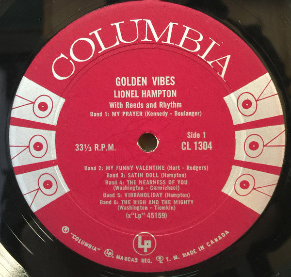 Lionel Hampton : Golden Vibes (LP, Album, Mono)