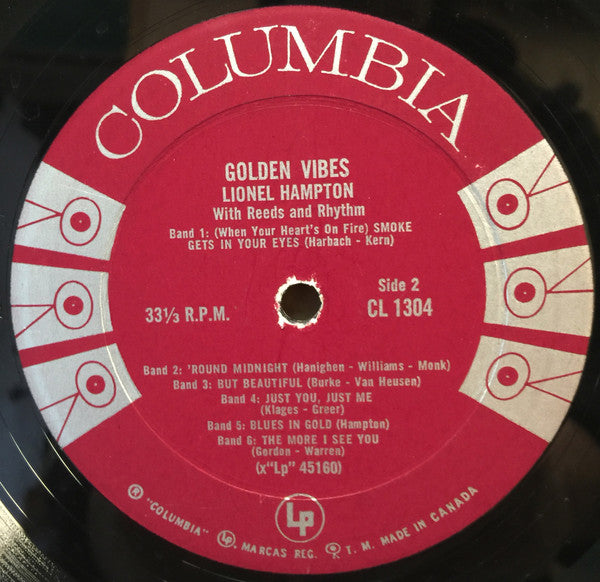 Lionel Hampton : Golden Vibes (LP, Album, Mono)
