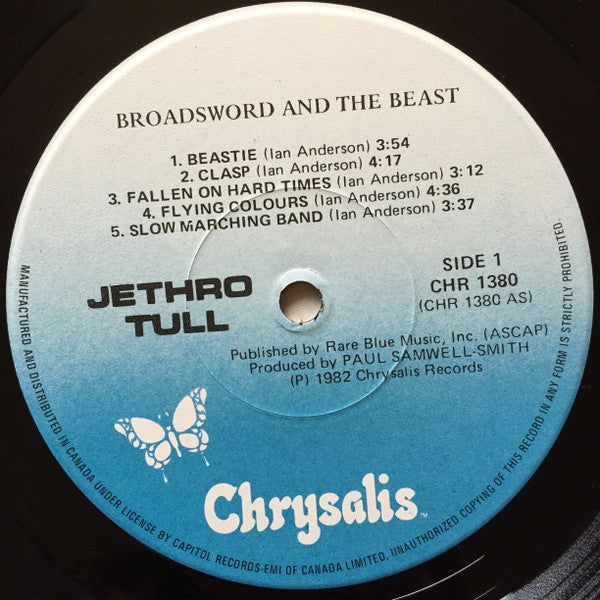 Jethro Tull : The Broadsword And The Beast (LP, Album)