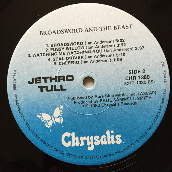 Jethro Tull : The Broadsword And The Beast (LP, Album)