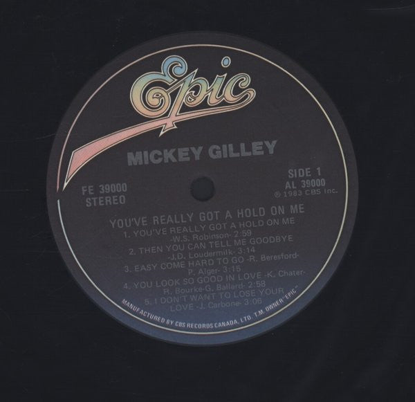 Mickey Gilley : You've Really Got A Hold On Me (LP, Album)