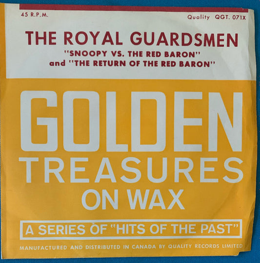 The Royal Guardsmen : Snoopy vs. The Red Baron  (7", Single)