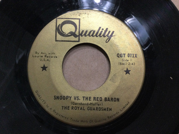 The Royal Guardsmen : Snoopy vs. The Red Baron  (7", Single)