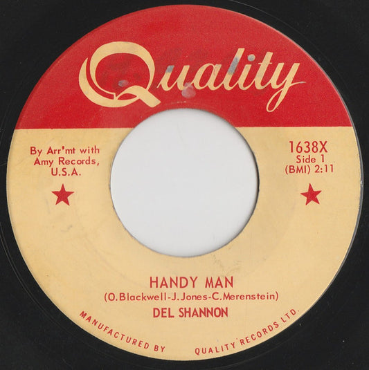 Del Shannon : Handy Man  (7", Single)