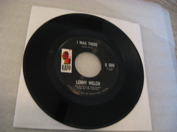 Lenny Welch : Two Different Worlds / I Was There (7", Single)