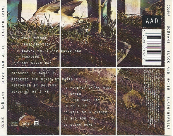 BoDeans : Black And White (CD, Album)