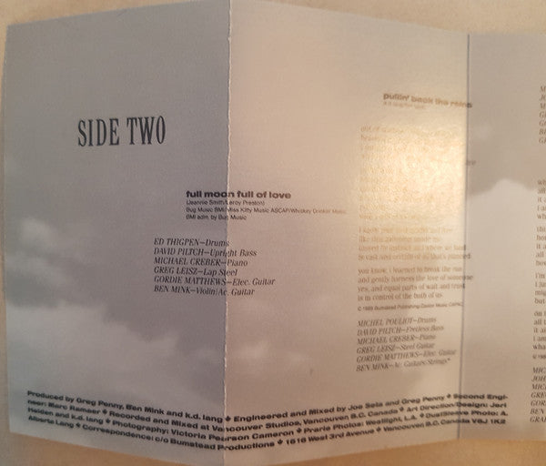 K.D. Lang And The Reclines : Absolute Torch And Twang (Cass, Album, Dol)