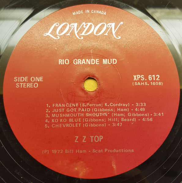 ZZ Top : Rio Grande Mud (LP, Album)