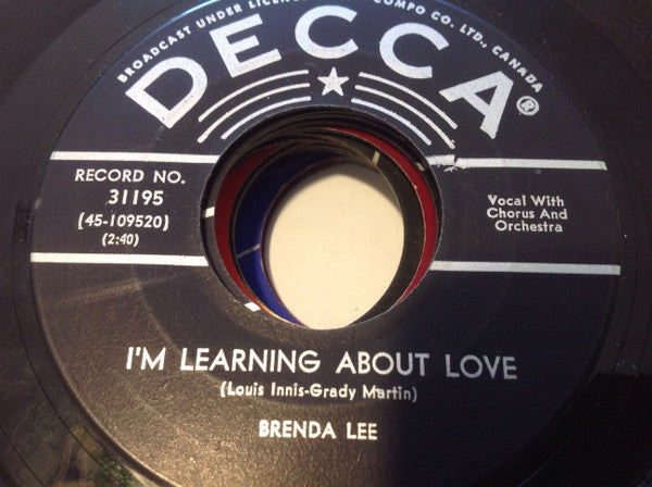 Brenda Lee : Emotions / I'm Learning About Love (7")