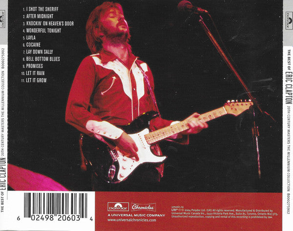 Eric Clapton : The Best Of Eric Clapton (CD, Comp, RM)