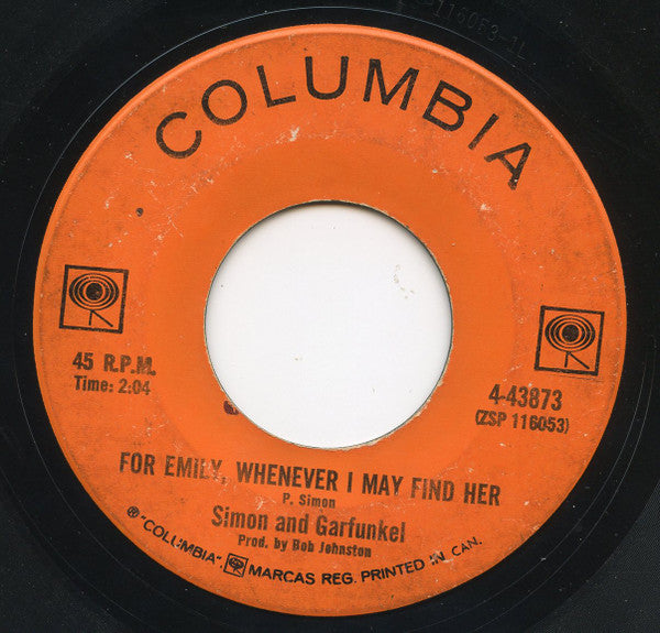 Simon & Garfunkel : A Hazy Shade Of Winter (7", Single)